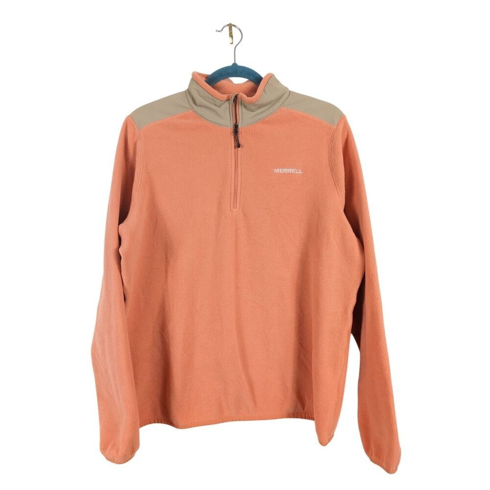 Merrell Women’s Half-Zip Fleece Pullover XL Hiking Outdoors Sweater
